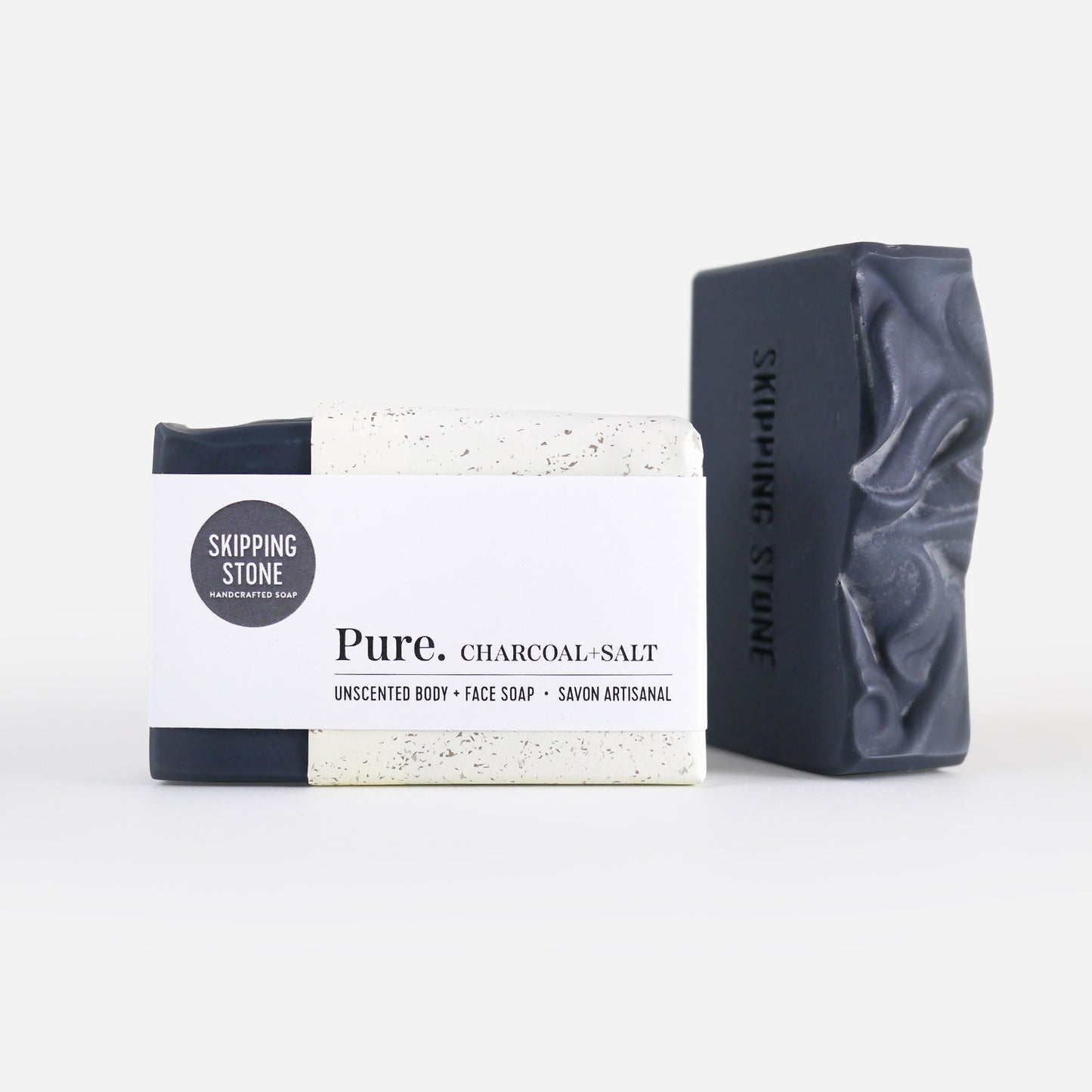 Pure. Charcoal + Salt Body + Face Soap – unscented